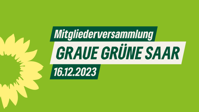 Mitgliederversammlung Graue Grüne Saar, 16.12.2023