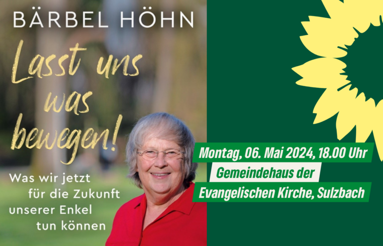 Buchlesung und Diskussion mit Bärbel Höhn